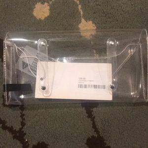 Fanny pack with belt loops